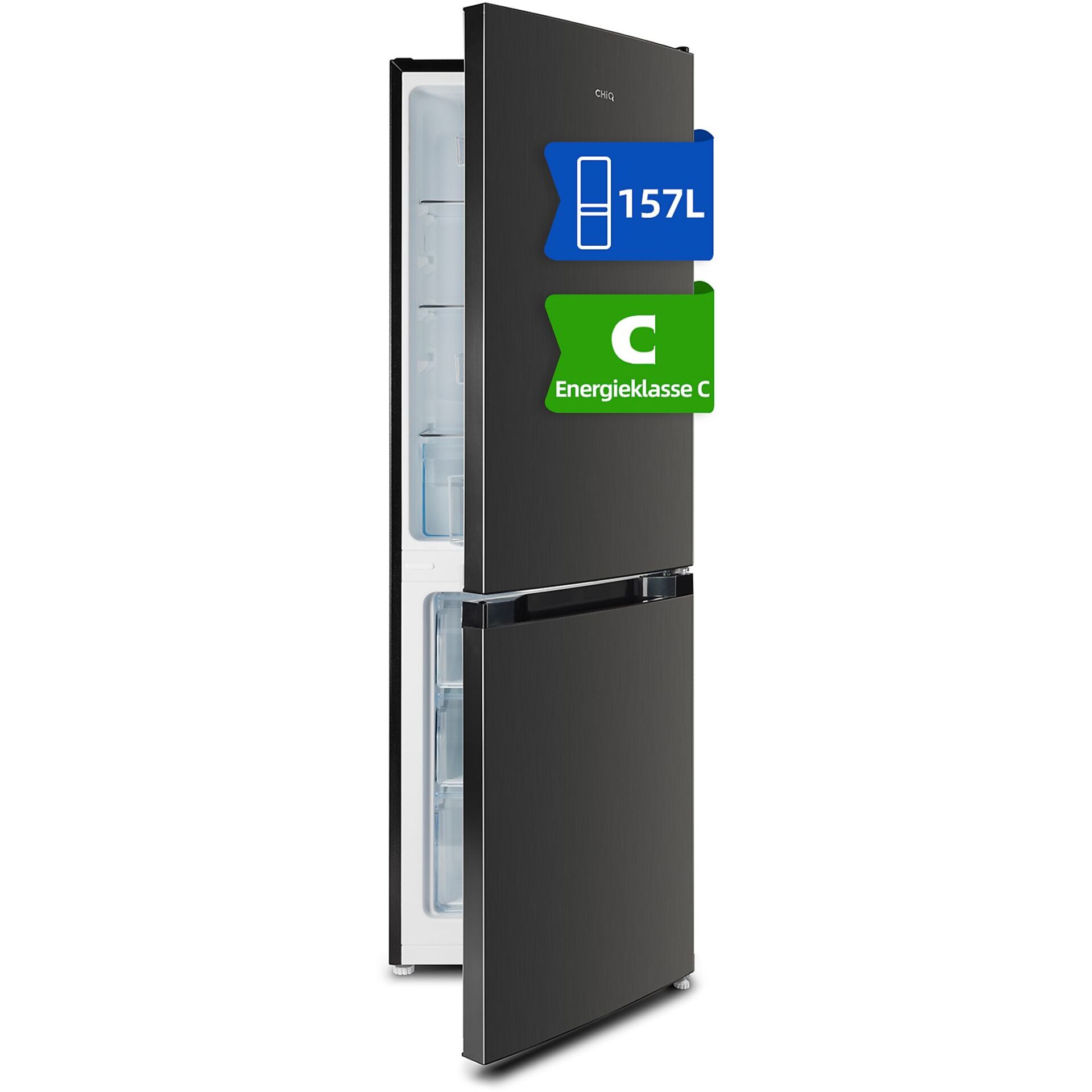 Koel-vriescombinatie 157 liter CHiQ, CBM157LC